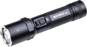 NEXTORCH P80 Rechargeable Flashlight High Lumens, 1600 Lumens LED Tactical Flashlight with 5 Modes & Strobe & Ceramic Glass Breaker for Night Duty, Outdoor Adventure, Self-Protection, Daily Use