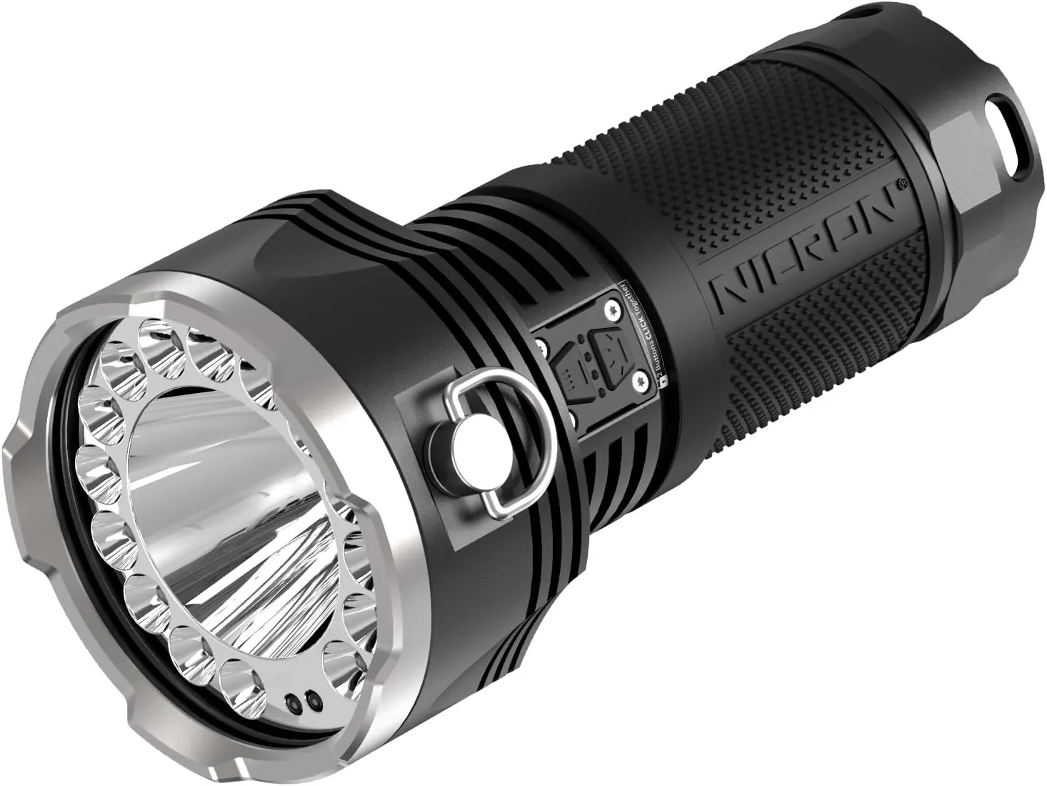 NICRON B400 Rechargeable Flashlights 16000 High Lumens, 3280ft Long Range, Super Bright LED Flashlight Type C Charged, 6 Modes Long Lasting 648 Hours, IPX8 Waterproof for Emergencies, Camping