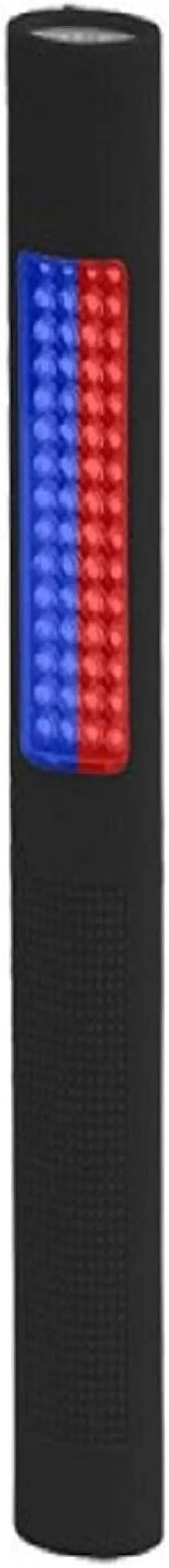 Nightstick Safety Light/LED Flashlight,Red/Blue Flood,150 Lumens, Black NSP-1170