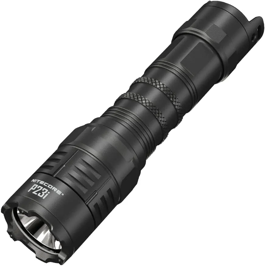 Nitecore P23i Long Range Flashlight -3000 lumens, 512 Yard thow, NL2150HPi High Performance Battery & Eco-Sensa Keychain Light