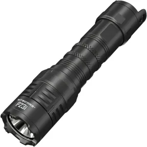 Nitecore P23i Long Range Flashlight -3000 lumens, 512 Yard thow, NL2150HPi High Performance Battery & Eco-Sensa Keychain Light
