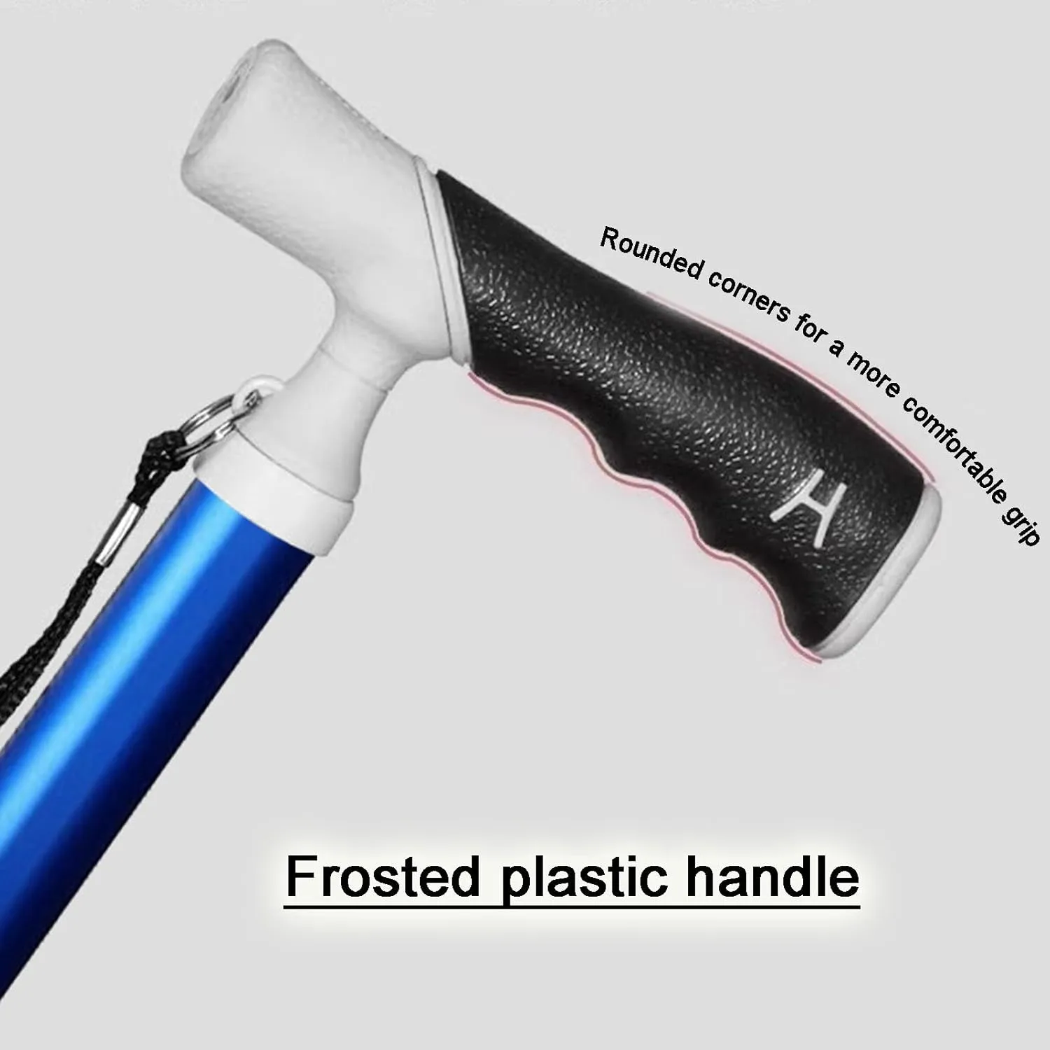 Nordic Walking Sticks Adjustable Trekking Poles Lightweight Walking Poles Women Hiking Poles for Hiking Camping & Backpacking(Blue,38~105cm)