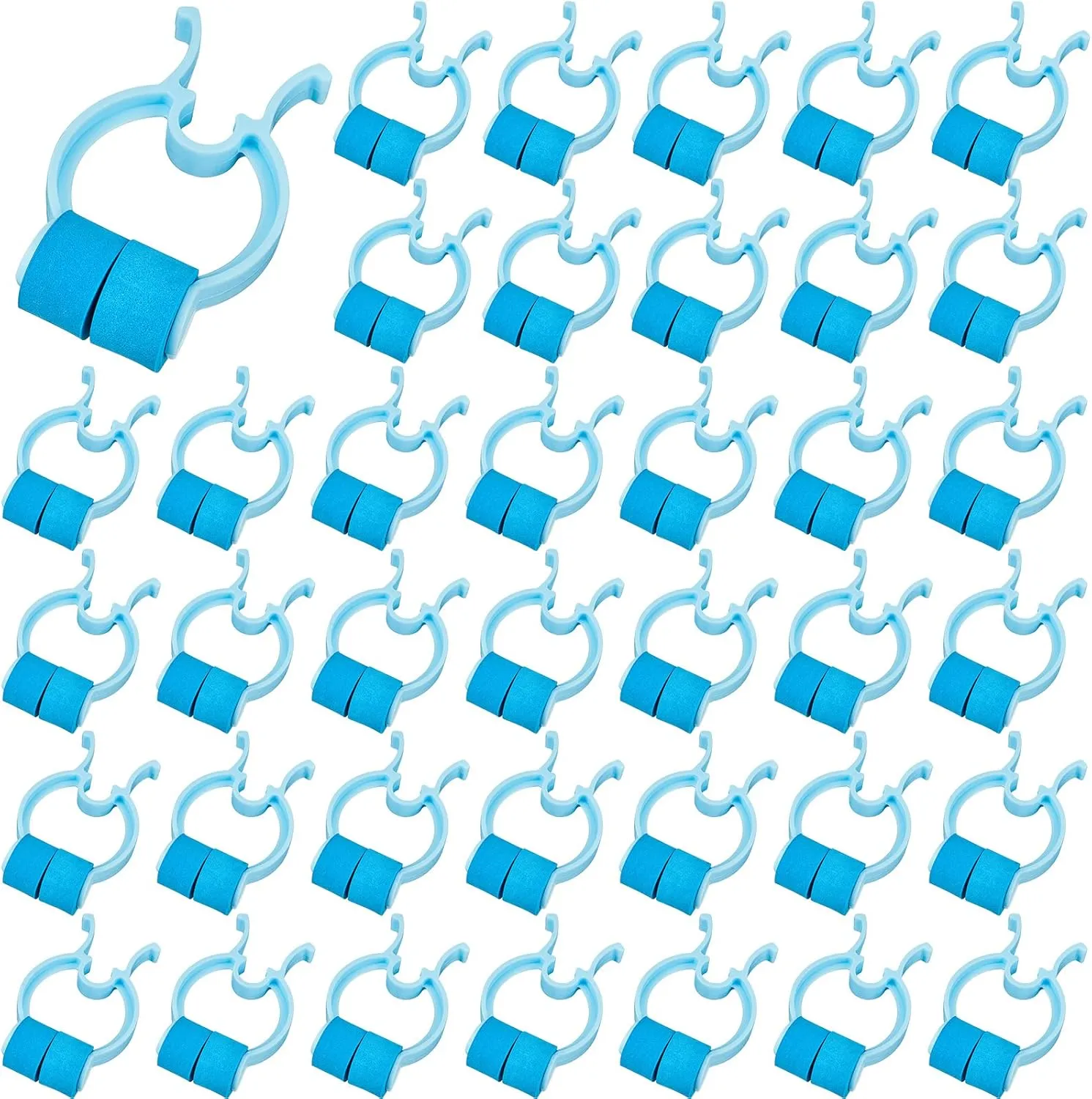 Nose Stop Clips Nasal Nose Stopper Clips Plastic Foam for Emergency or Accident