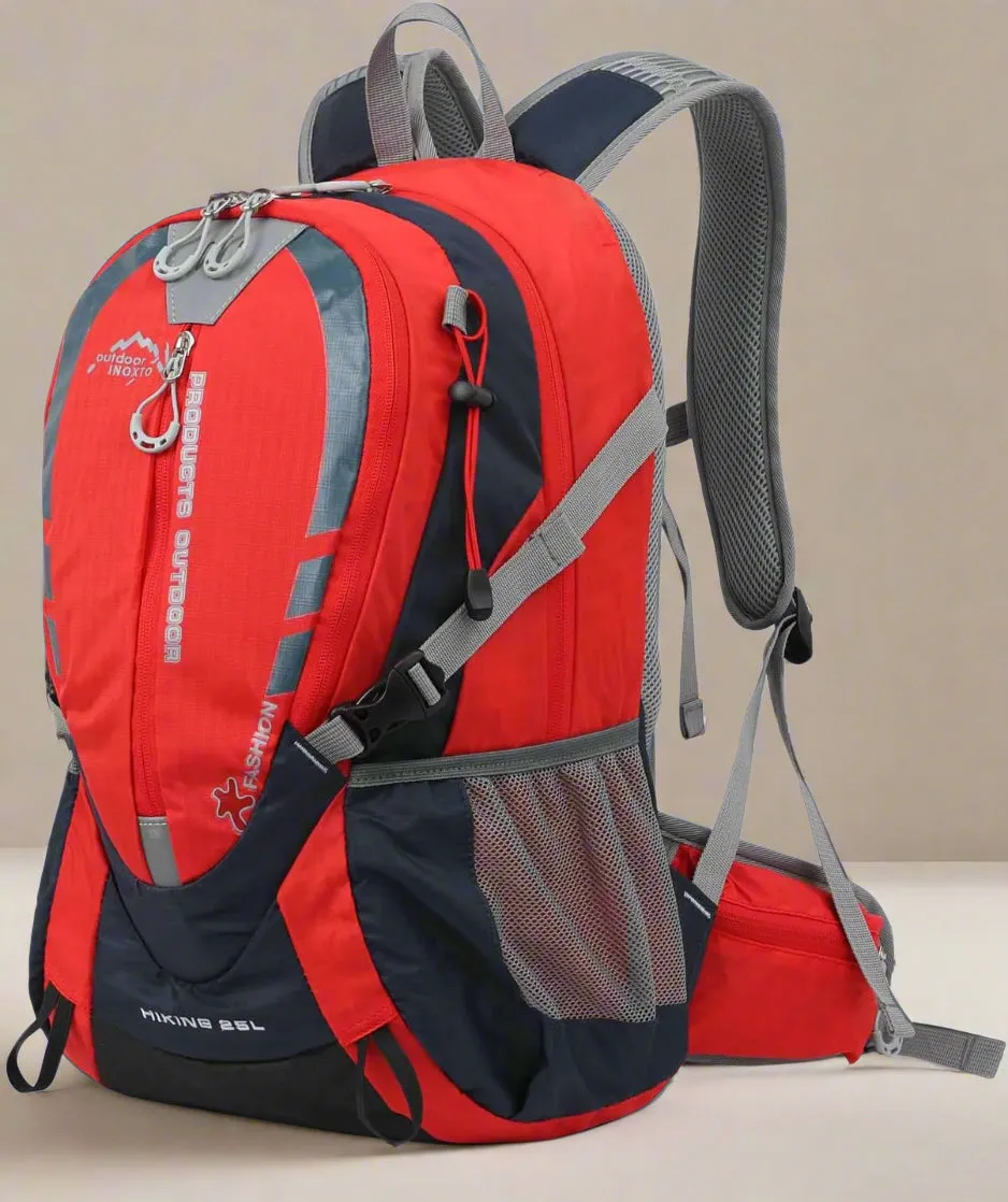 NOXTO 25L Hydration Daypack - Compact Hiking Backpack with 2L Water Bladder and Rain Cover for Travel, Cycling, and Camping