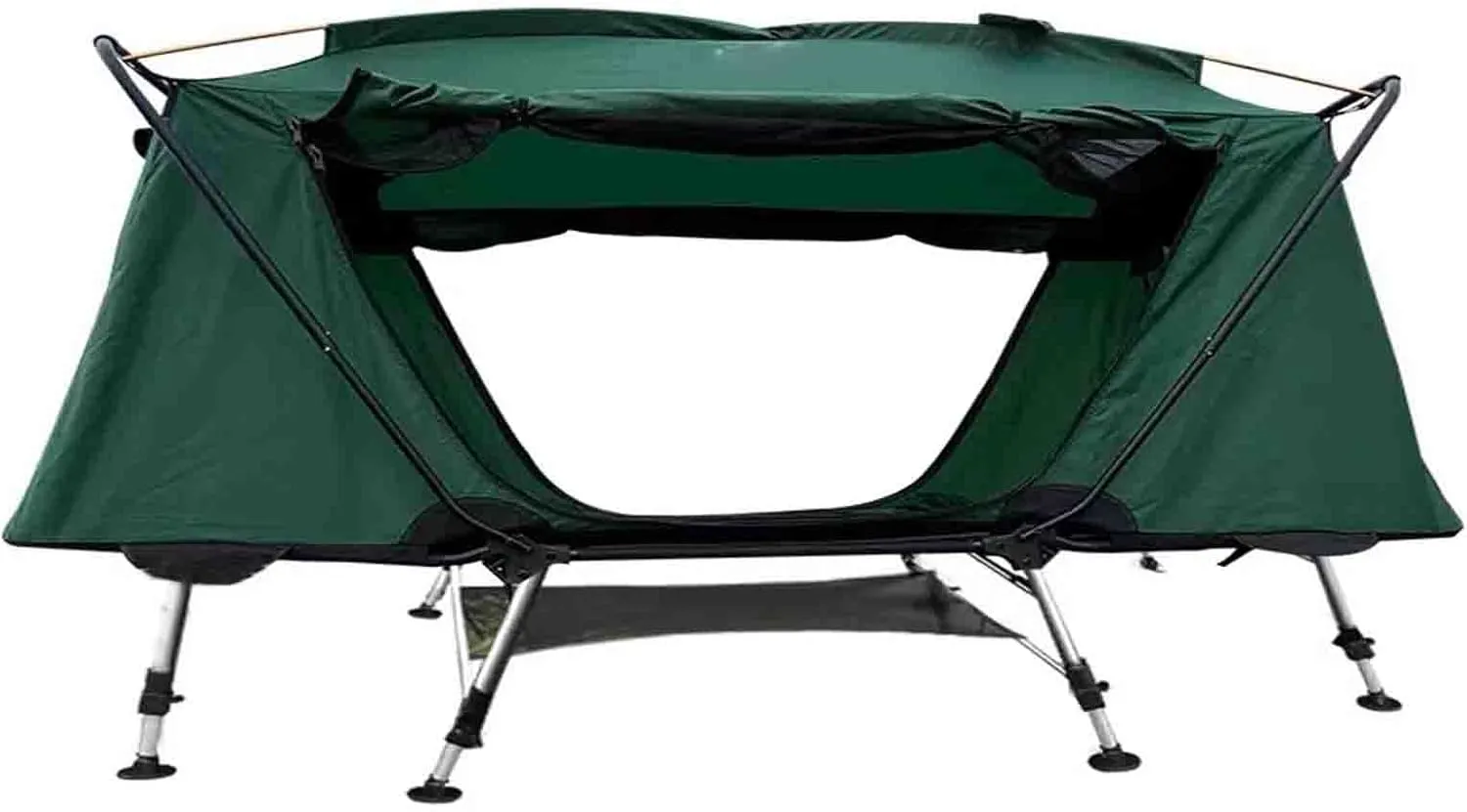 Off-The-Ground Tent,Camping Tent Cots, Folding Tent Combo Off-Ground Tent Shelter w/Carry Bag Height Adjustment for Hiking, Outdoor Activities