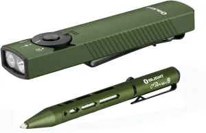 OLIGHT Arkfeld Pro Rechargeable EDC Flashlight Bundle with O'Pen Mini 2 Ballpoint Pen