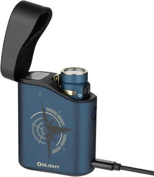 OLIGHT Baton4 Premium Edition EDC Flashlights 1300 Lumens with Type-C Charging Box, Powered by Rechargeable Battery, Small Bright Light (Guidance)