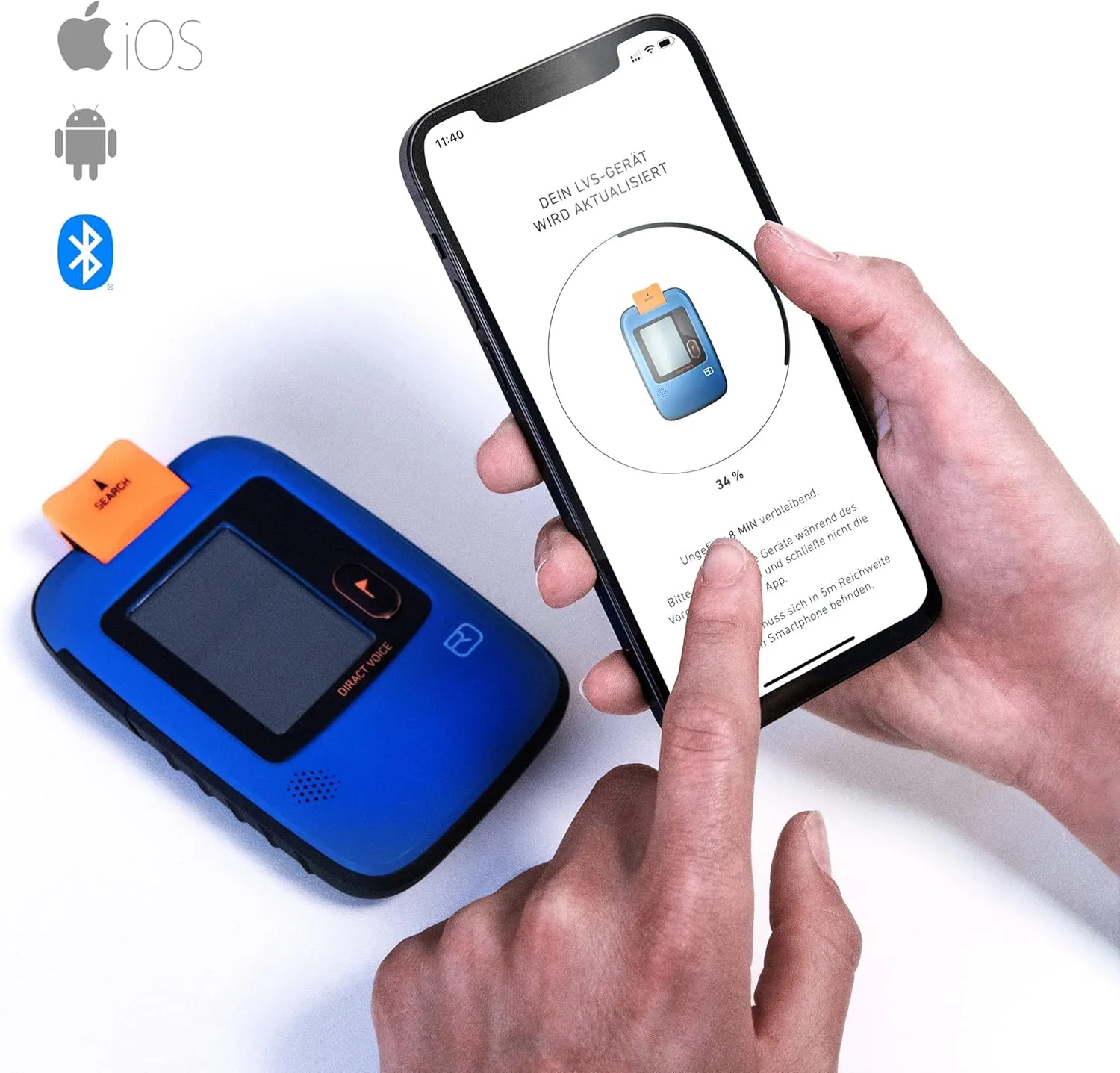 Ortovox Diract Voice Avalanche Transceiver for Emergency Search & Rescue