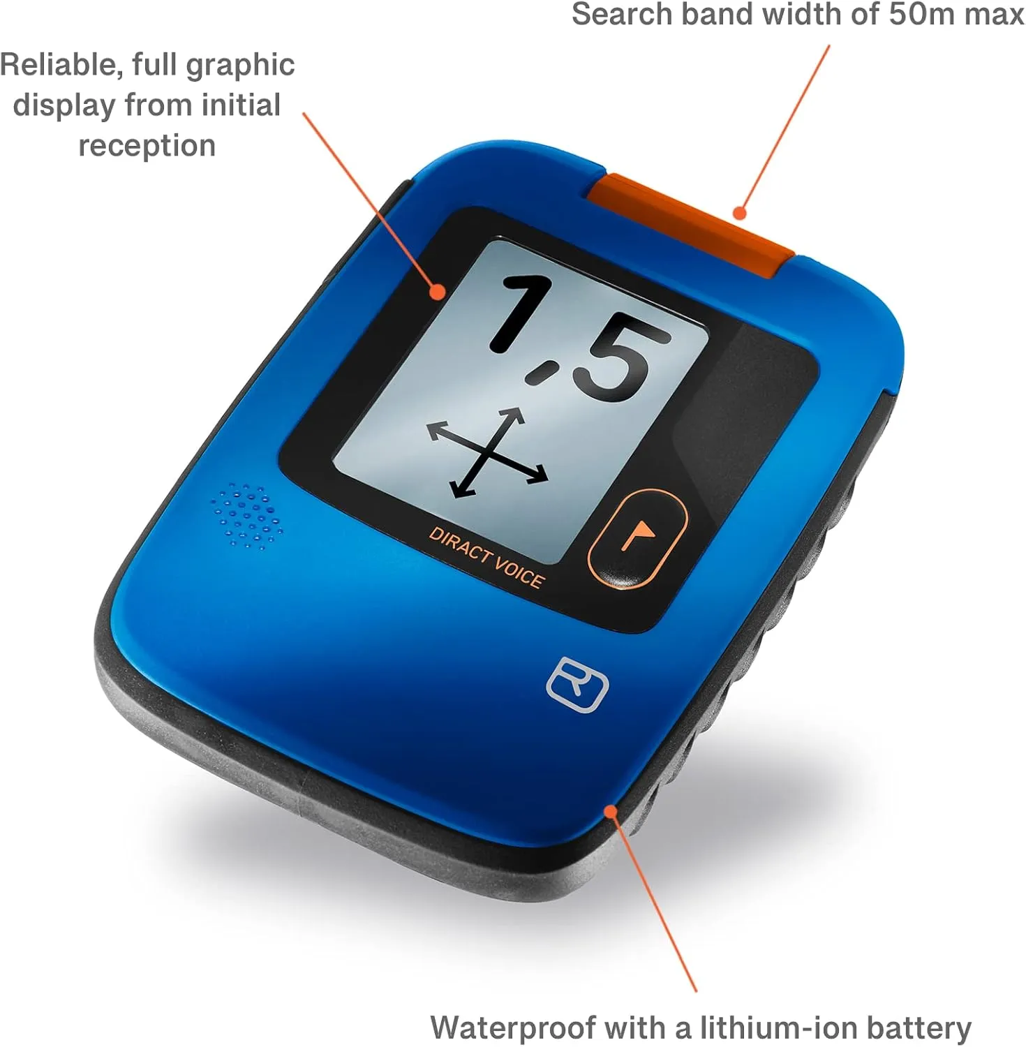 Ortovox Diract Voice Avalanche Transceiver for Emergency Search & Rescue