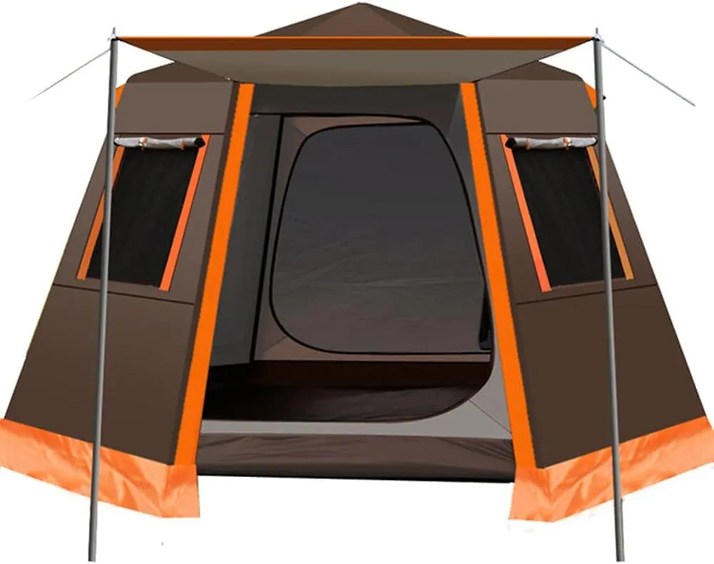 Outdoor Adventure Camping Tent - Spacious 3-4 Person Automatic Pop-Up Double Layer Tent with Instant Set Up for Outdoor Enthusiasts