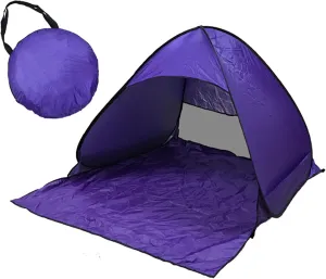 Outdoor Automatic Quick Open Camping Tent Outdoor Quick Setup Tent with Carring Bag Enduring 2-3 Persons Beach Tent