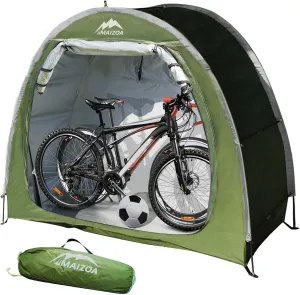 Outdoor Bike Covers Storage Shed Tent,210D Oxford Thick Waterproof Fabric,Outdoor Aluminum Alloy Bracket Bicycle Storage shed, Neat Tent Bicycle Cover