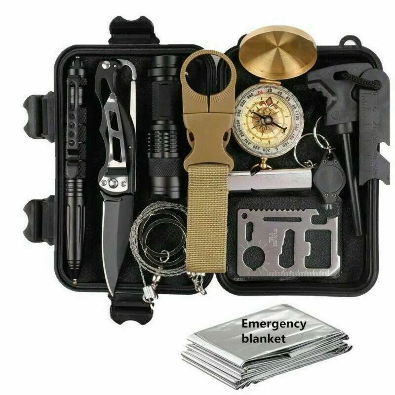 Outdoor Camping in Kit Highly rated Safety 14 Emergency 1 And Best-seller Gear Survival