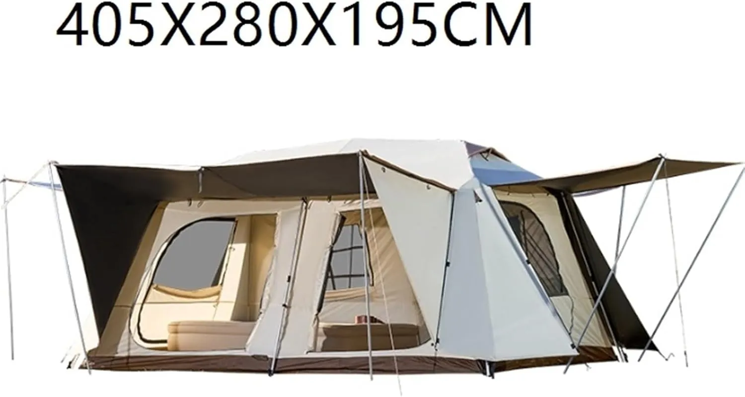 Outdoor Double Layer Portable Camping Rainproof Tent