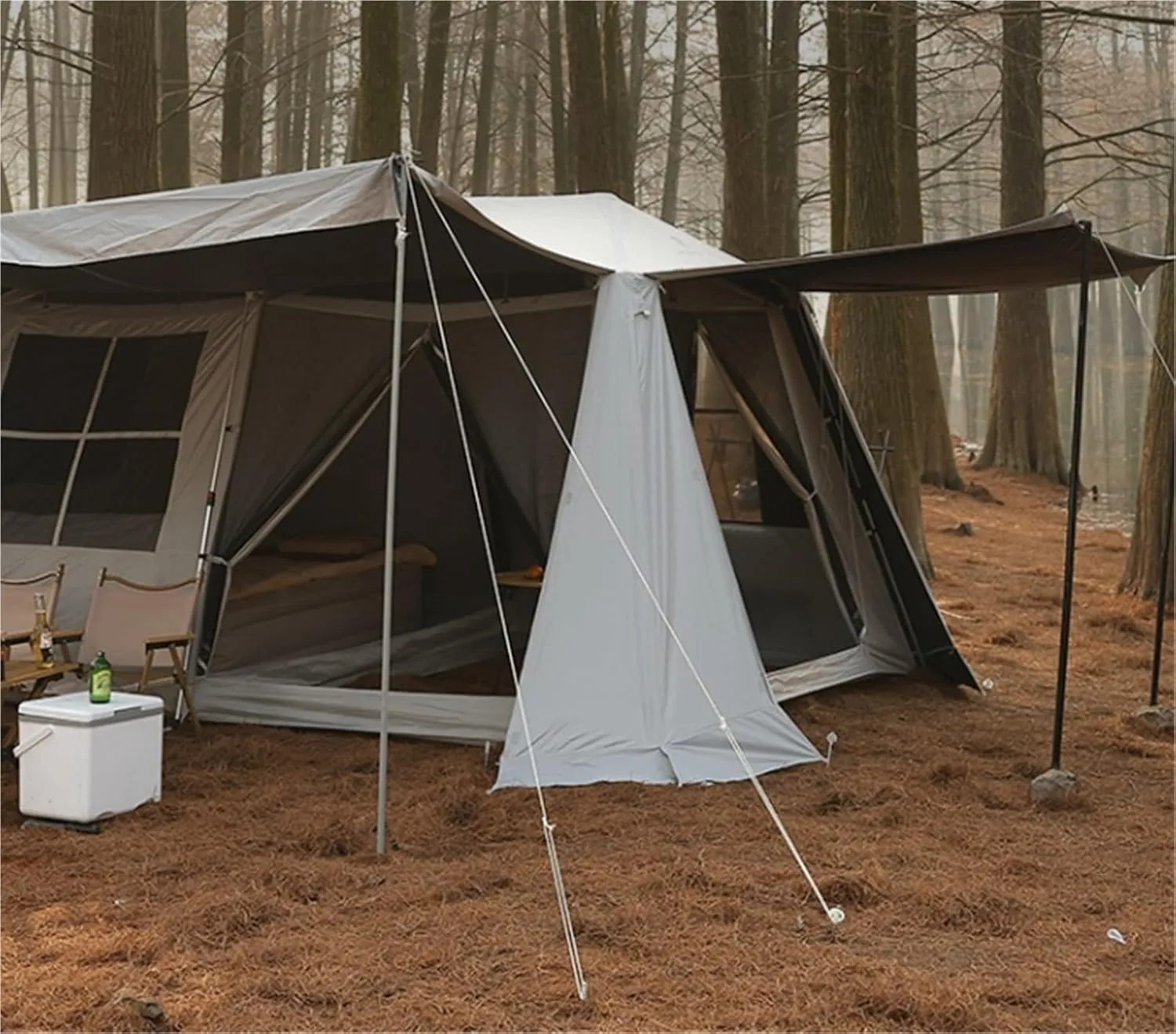 Outdoor Double Layer Portable Camping Rainproof Tent