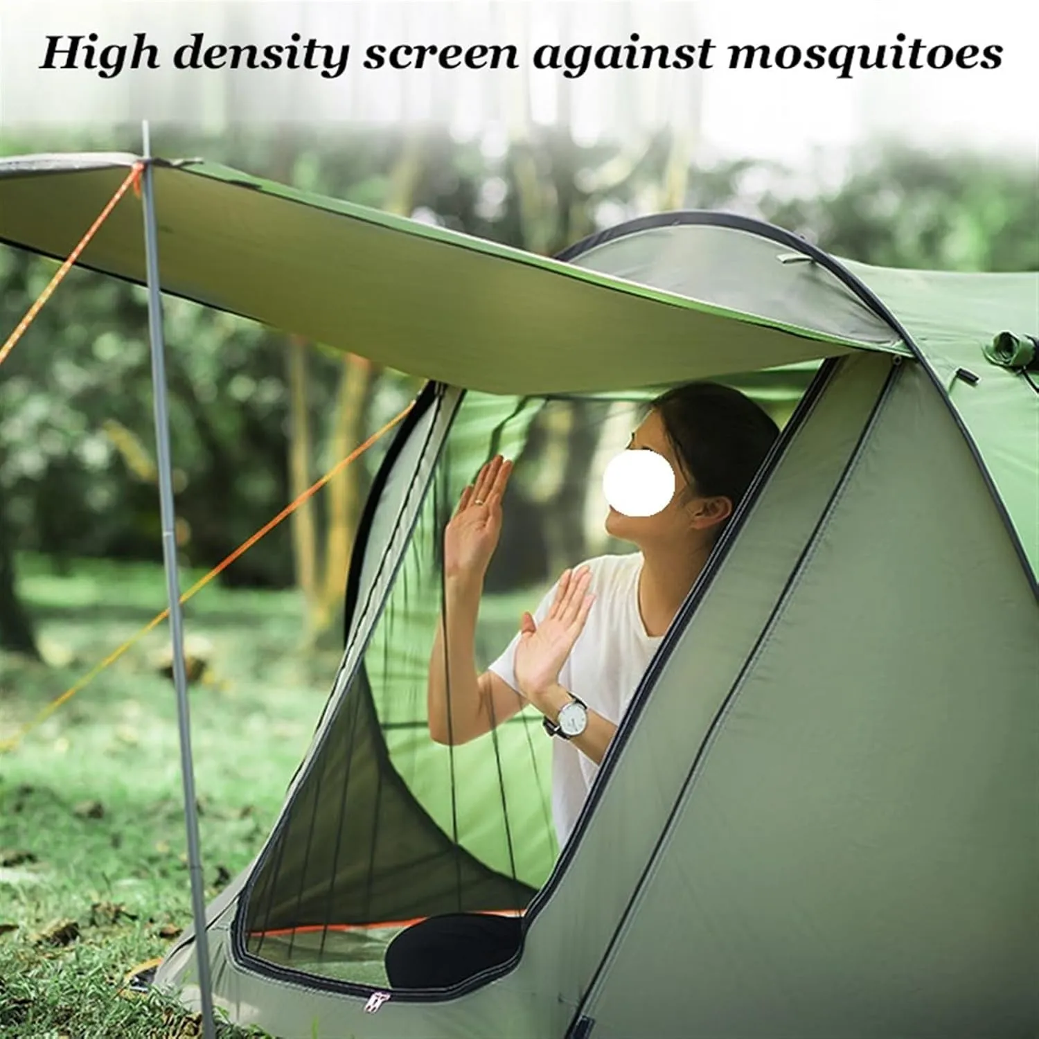 Outdoor Easy Pop Up Tents Compatible with Camping 3-4/5-8 Person Waterproof Automatic Setup Family Tent Travel Hiking Backpacking (Coffee 5 8 Person)