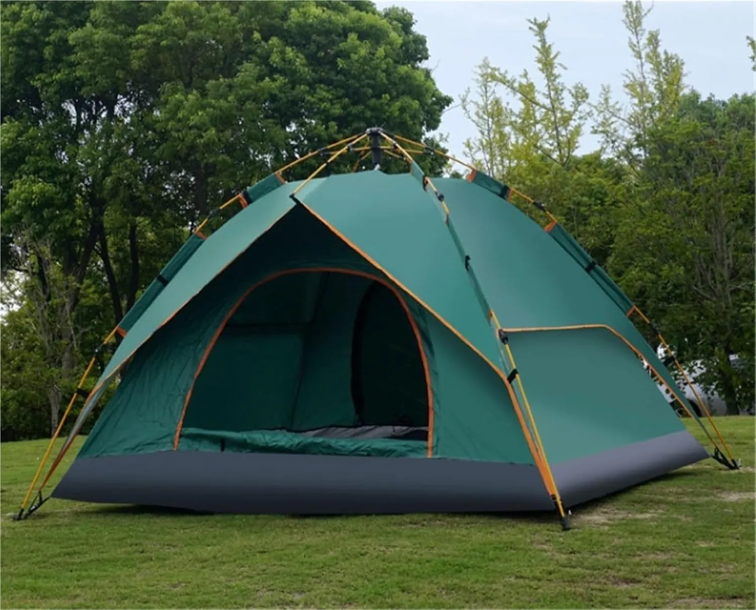 Outdoor Folding Tent Quick Opening Tent Wild Camping Sunshade Double Layer Tent