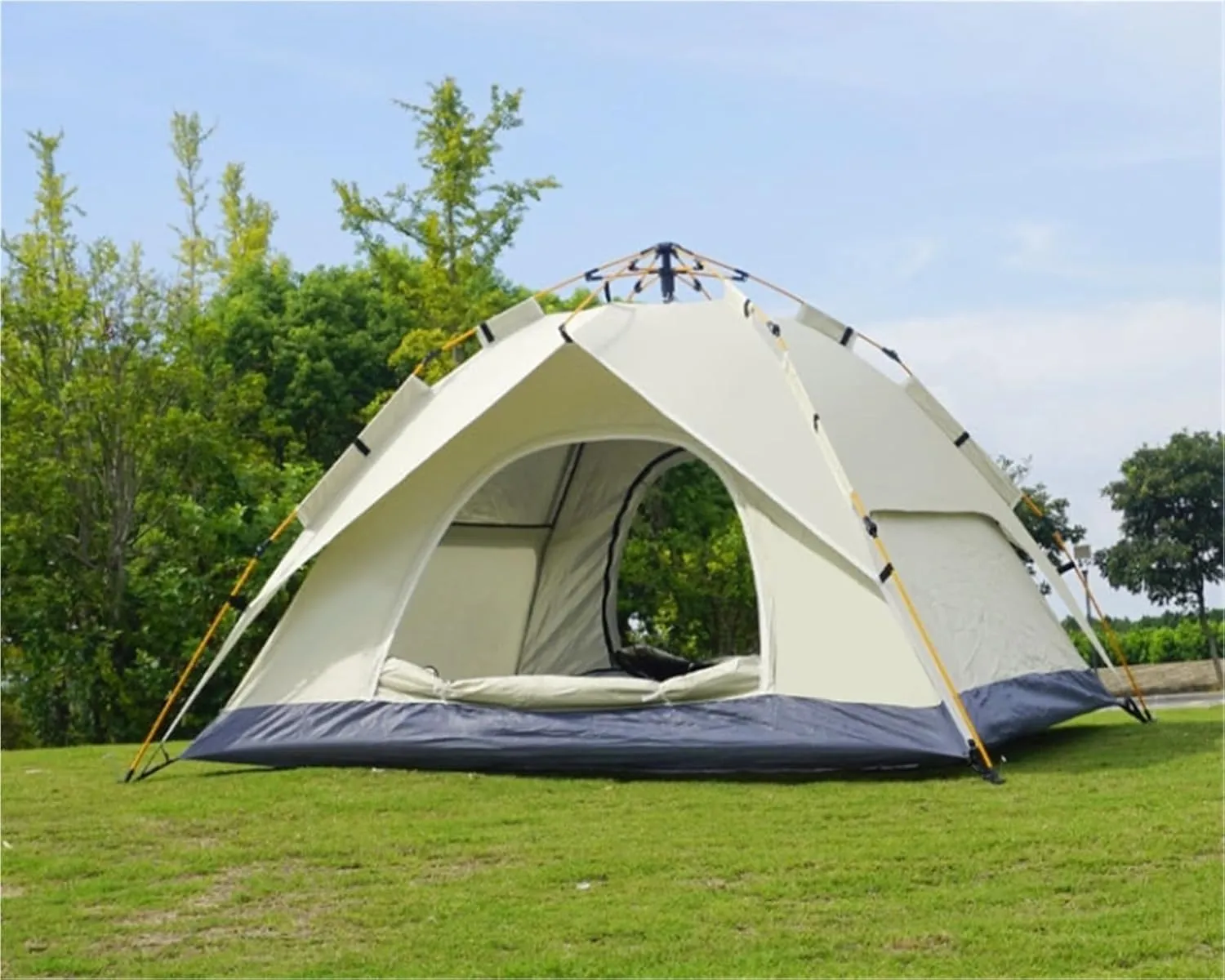 Outdoor Folding Tent Quick Opening Tent Wild Camping Sunshade Double Layer Tent