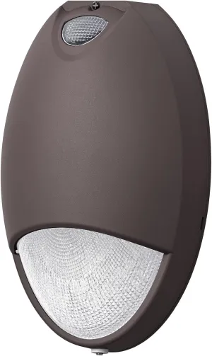 Outdoor Led Emergency Light with Battery Backup Photocell Sensor Self Test Diagnostics, Aluminum Exterior Waterproof Commercial Wall Pack Emergency Lighting Fixtures 120-277VAC UL Certified (1 Pack)