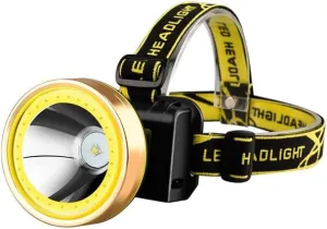 Outdoor Led Headlight Strong Light Charging Head-Mounted Flashlight Induction Long-Range Night Fishing Lighting Home Miner's Lamp