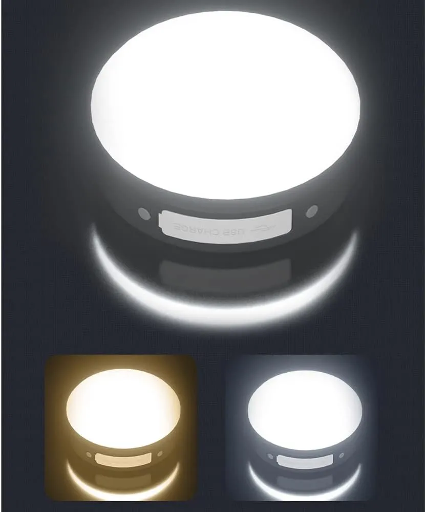 Outdoor LED Lantern,IPX63 Waterproof Glare Flashlight,Dual USB Output Rechargeable Camping Lanterns,Mini Portable Tent Light Large Capacity Camping and Emergency Light