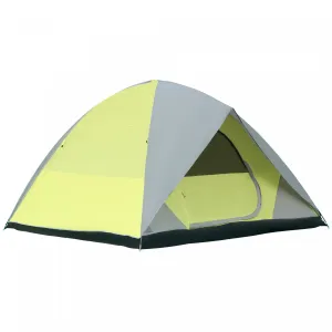 Outsunny 6- Person Family Dome Tent With Removable Rain Fly, Waterproof Camping Tent For Backpacking|Outsunny Tente De Camping Dome Familiale 6 Personnes Avec Double Couche Amovible Etanche Pour Randon