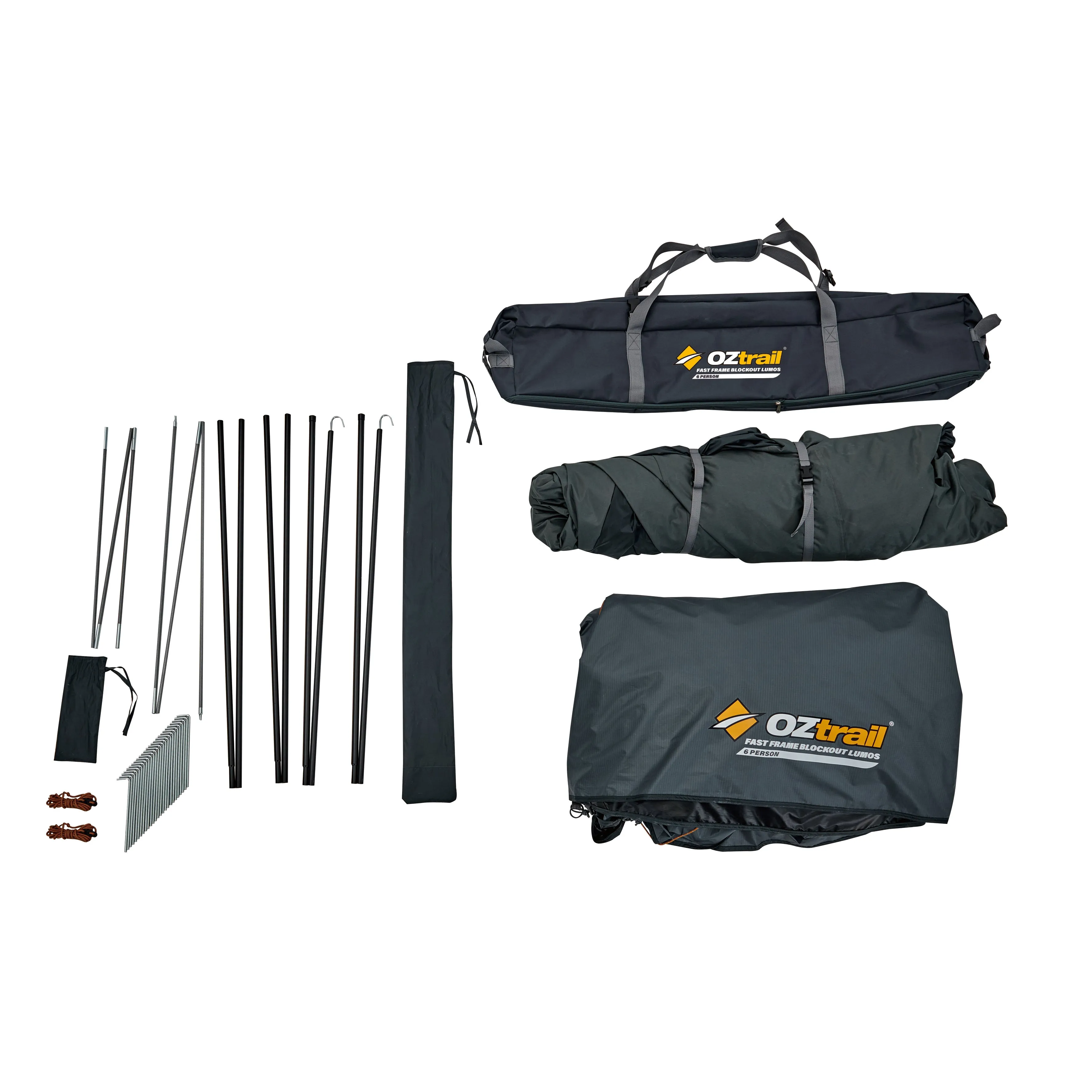 OZtrail Fast Frame BlockOut Lumos 6P Tent (6 Person)
