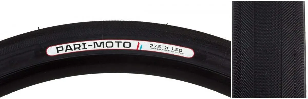 Panaracer Pacenti Pari-Moto 650B Fold Tire, 27.5 x 1.5, Black/Black
