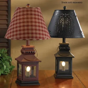 Park Designs Red Iron Lantern Lamp 20"