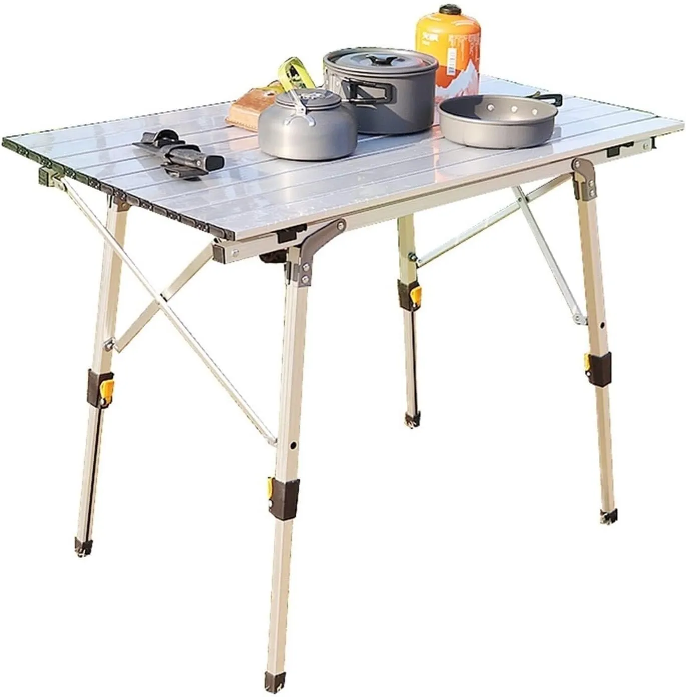 Picnic Folding Table Folding Table Aluminium Alloy Outdoor Camping for Picnic Outdoor camping table Portable camping table Foldable camping table Wilderness camping table afternoon tea Camp t