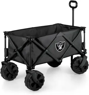 PICNIC TIME NFL Adventure Wagon Elite All-Terrain Portable Utility Wagon