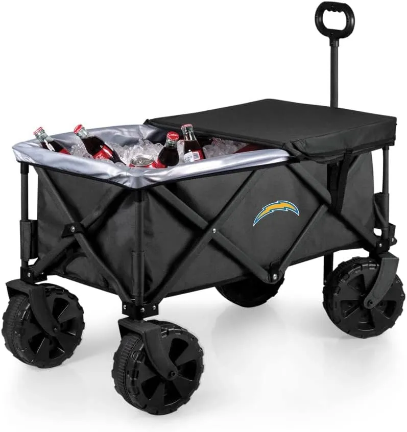 PICNIC TIME NFL Adventure Wagon Elite All-Terrain Portable Utility Wagon