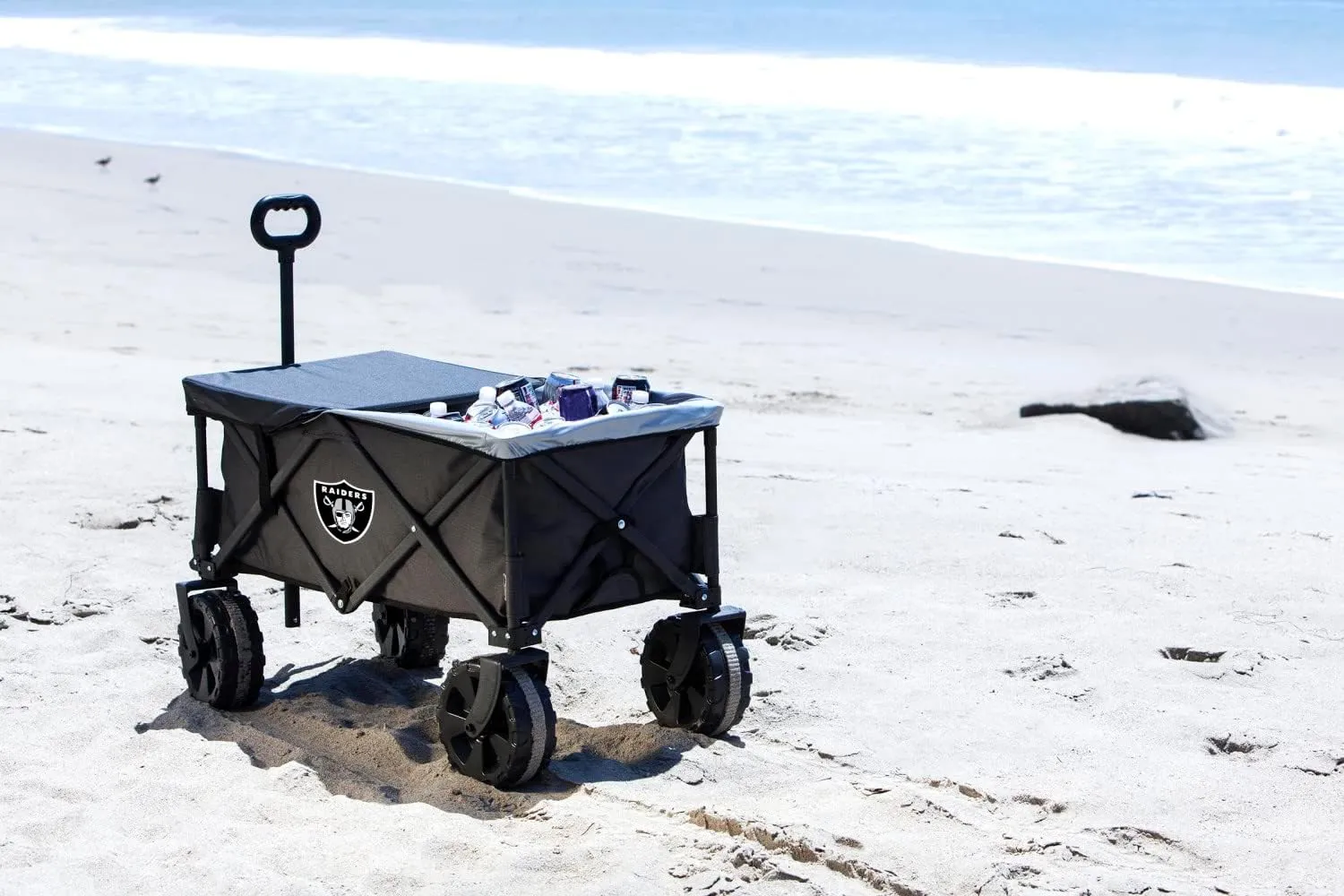 PICNIC TIME NFL Adventure Wagon Elite All-Terrain Portable Utility Wagon