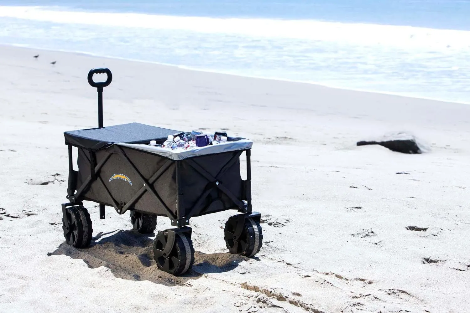 PICNIC TIME NFL Adventure Wagon Elite All-Terrain Portable Utility Wagon