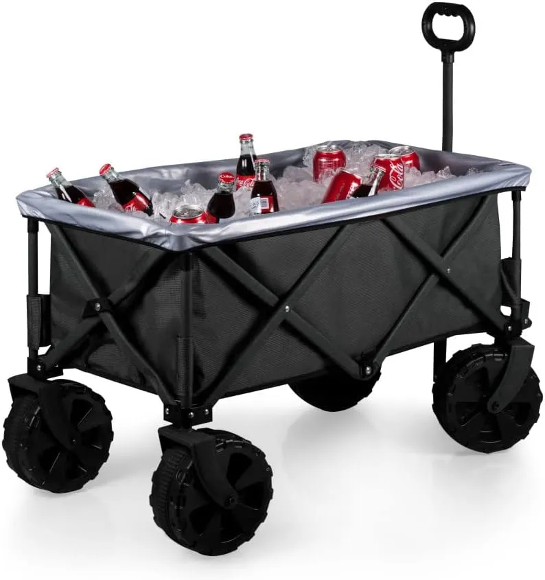 PICNIC TIME NFL Adventure Wagon Elite All-Terrain Portable Utility Wagon