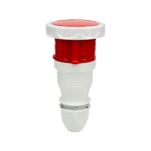 Pin and Sleeves Connectors 339 Female, 32A, 5W, 400VAC, 6 Hr, IP67, Watertight - Safe, Reliable for Installations of All Kinds: Welding, Motor Gen-Sets, Compressors - IEC 530C6W