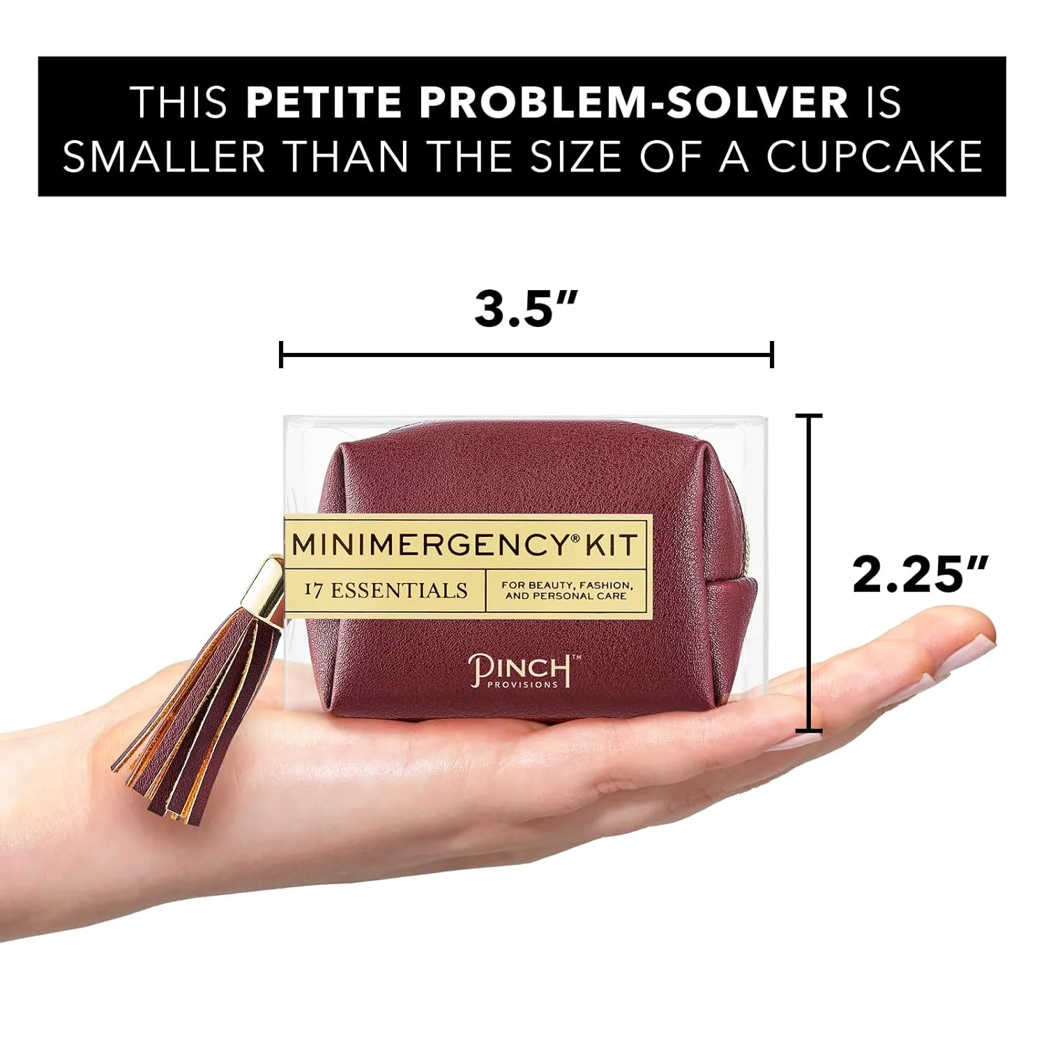 Pinch Provisions Minimergency Kit, Includes 17 Travel-Sized Cosmetic Essentials, Convenient for Purses, Emergency Beauty Accessories, Gifts for Holiday’s & Birthday’s