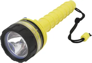 plplaaoo Dive Flashlight Anti Slip LED Submersible Flashlight for Underwater Camping Yellow Superior Illumination Long Lasting Battery High Rating for Diving and Nighttime Adventures