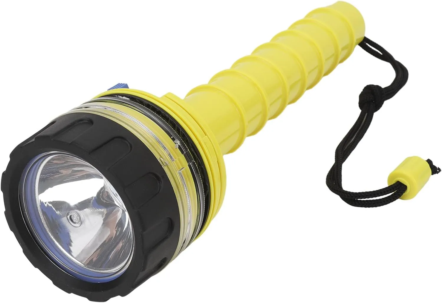 plplaaoo Dive Flashlight Anti Slip LED Submersible Flashlight for Underwater Camping Yellow Superior Illumination Long Lasting Battery High Rating for Diving and Nighttime Adventures