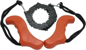 Pocket Chainsaw, Foldable Chain saws, 20.5 Inch handsaw for Survival or Emergency, useful handtool for Camping, Hiking, expedition(Red)