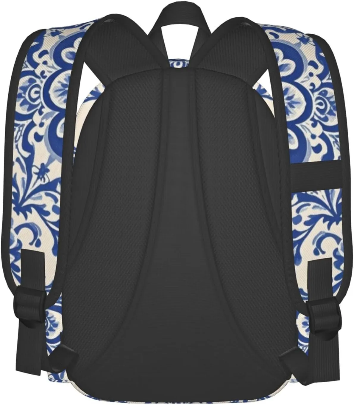 Polish Porcelain Print Adult Backpacks 15 Inch Laptop Backpack Travel Bag for Men Women Gifts