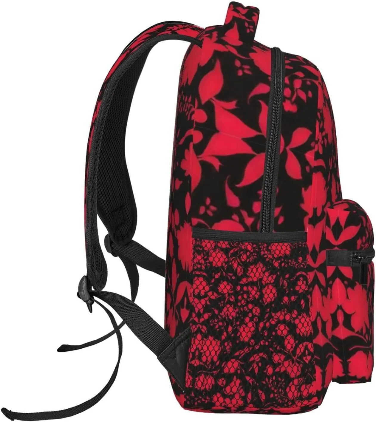 Polyester Daypack Backpack for Trekking Picnic Walking Cycling - Large Capacity Anti-Theft Multipurpose Shoulder Bag, Classic Horror Blood Splatter Black Art Casual Daypack