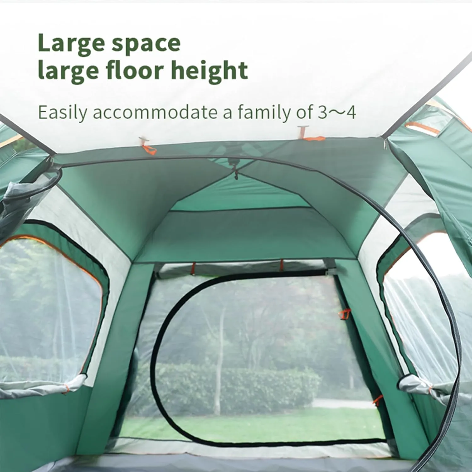 Pop Up Camping Tent, 1 Person Lightweight Dome Tent with Rainfly, Waterproof, Quick 10 Minute Setup
