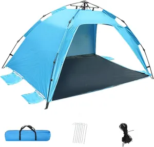 Pop Up Camping Tent, 1 Person Lightweight Dome Tent with Rainfly, Waterproof, Quick 10 Minute Setup