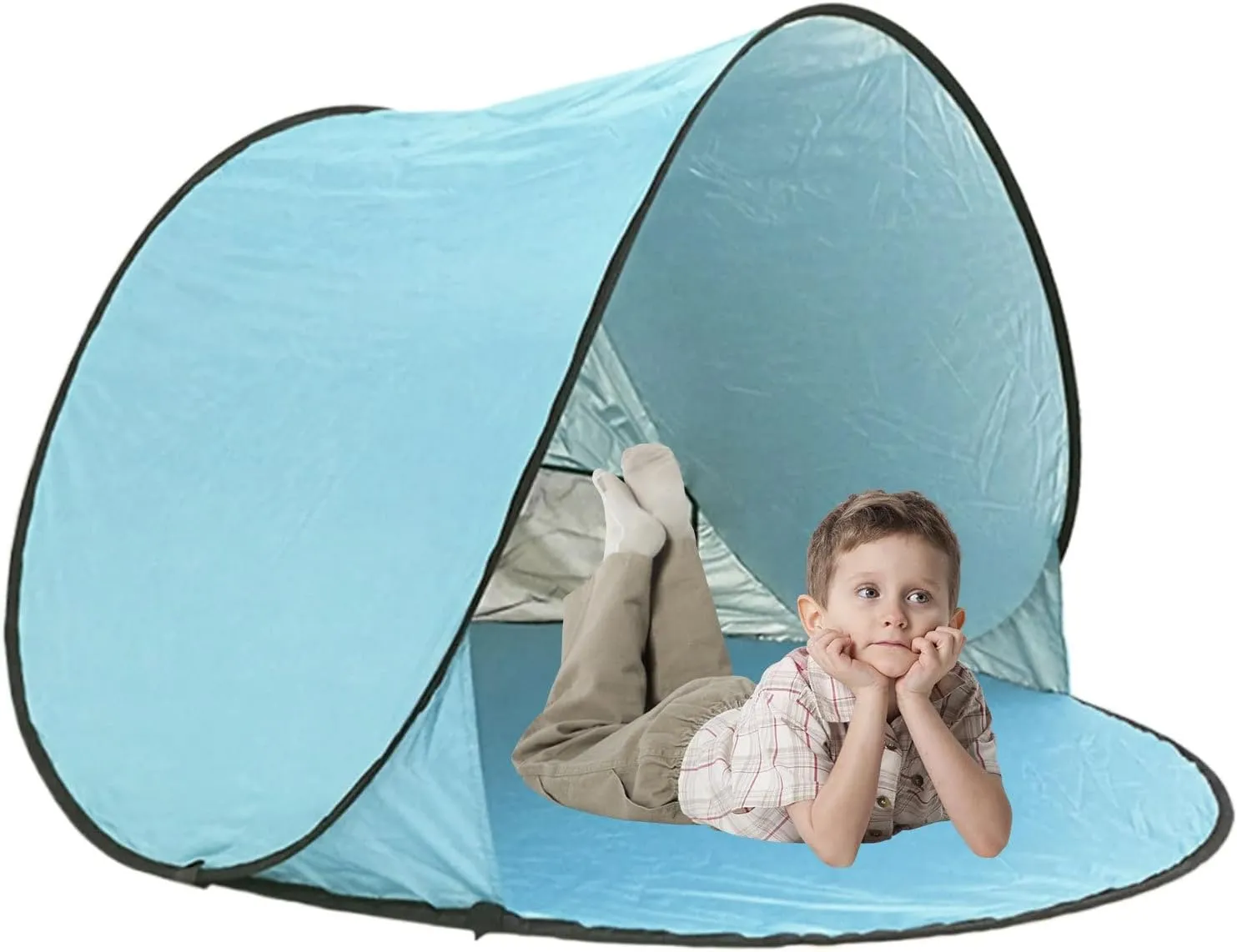 Pop Up Tent – Waterproof Beach Shelter Tent | UV Protection Portable Sun Shelter | Instant Setup Camping, Breathable Outdoor, Sun Protection for Beach Trips