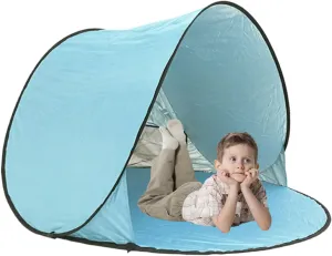 Pop Up Tent – Waterproof Beach Shelter Tent | UV Protection Portable Sun Shelter | Instant Setup Camping, Breathable Outdoor, Sun Protection for Beach Trips