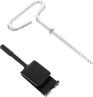 POPETPOP 1 Set Ice Fishing Tools Ice Anchor Drilling Adapter Ice Anchor Fishing Drill Ice Fishing Anchors Kit Winter Ice Anchor Adapter Shovel Ice Anchors Outdoor Anchor Ice Tool Metal