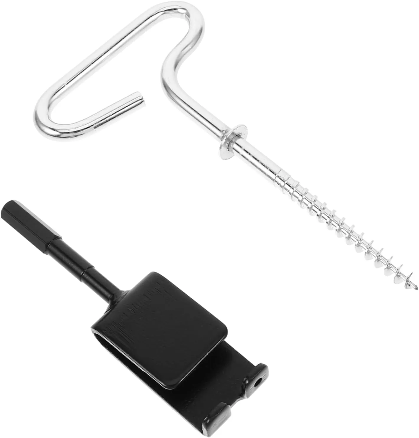POPETPOP 1 Set Ice Fishing Tools Ice Anchor Drilling Adapter Ice Anchor Fishing Drill Ice Fishing Anchors Kit Winter Ice Anchor Adapter Shovel Ice Anchors Outdoor Anchor Ice Tool Metal