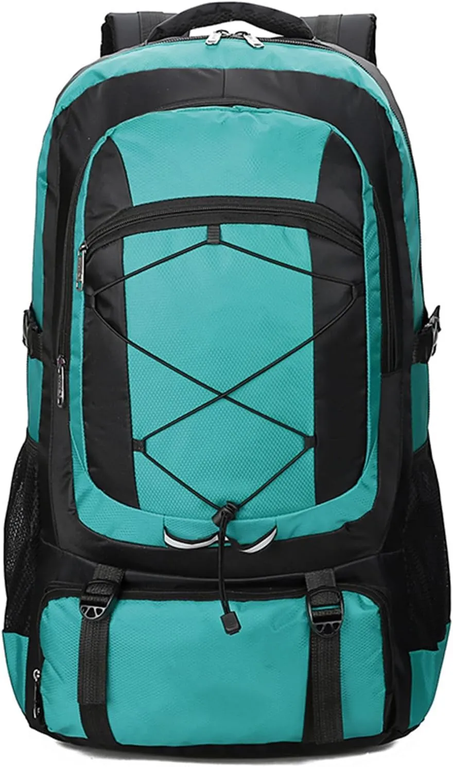 PORRASSO 75L Hiking Backpack Trekking Rucksack Waterproof Daypack Durable Backpack for Women Men Camping Climbing Travel Outdoor Sports Green