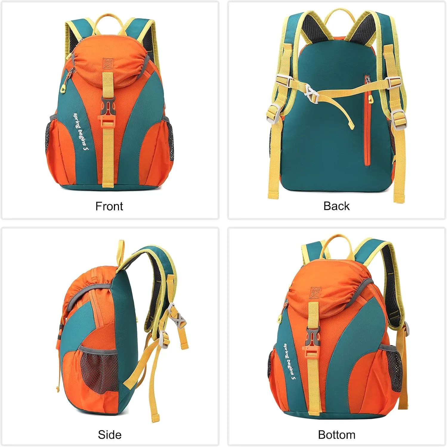 PORRASSO Hiking Backpack 5L Daypack Rucksack Lightweight Waterproof Women Men Backpack for Camping Daily Use Blue